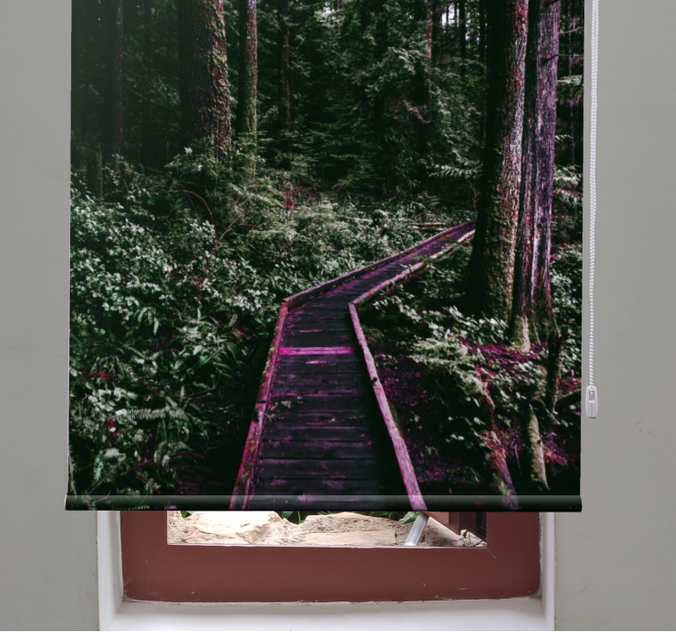 Forest Pathway tree blind - TenStickers