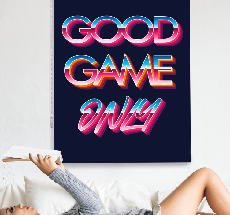 Gaming Inspiration Phrase text blind - TenStickers