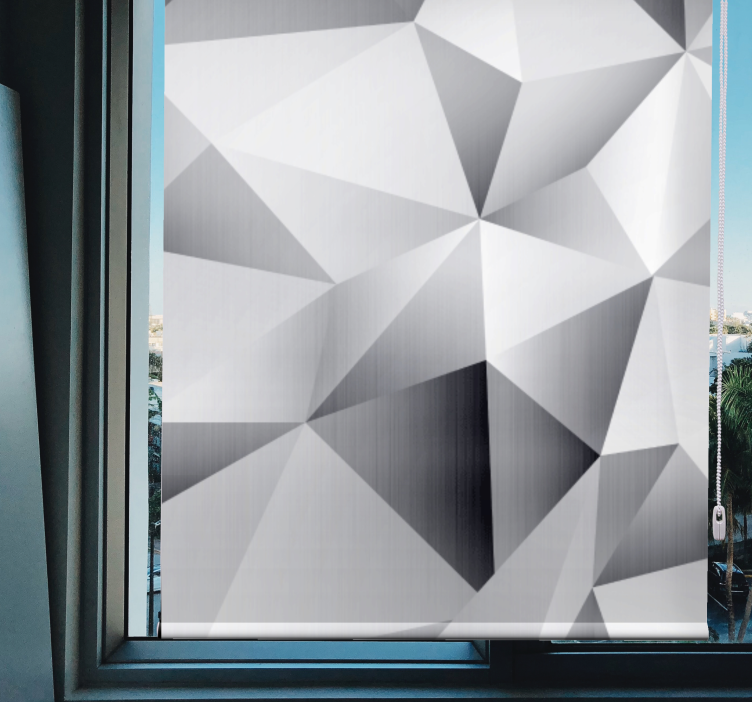 Geometric Formations pattern roller blind - TenStickers