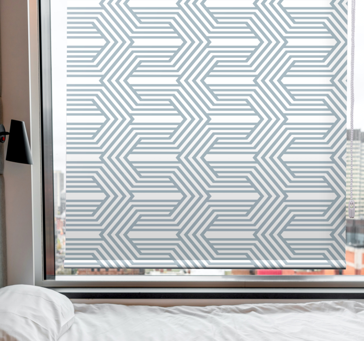 Geometric Line Concept modern blind - TenStickers