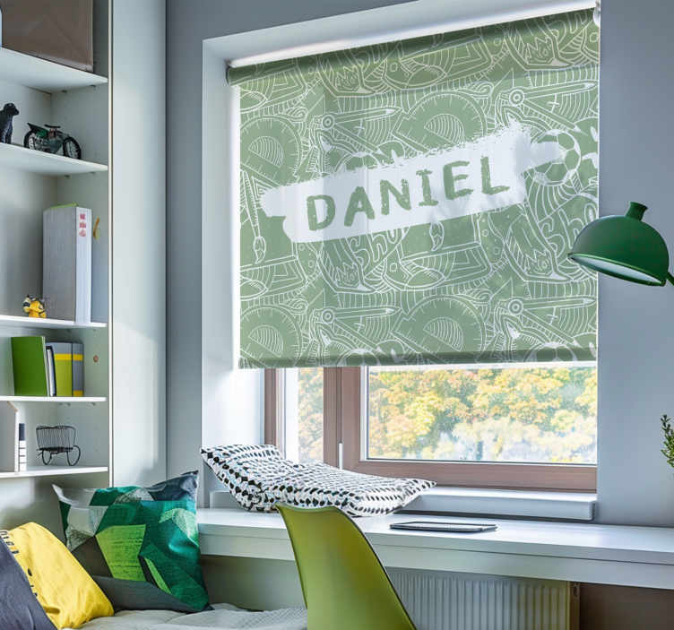 green school chalk blind teens - TenStickers