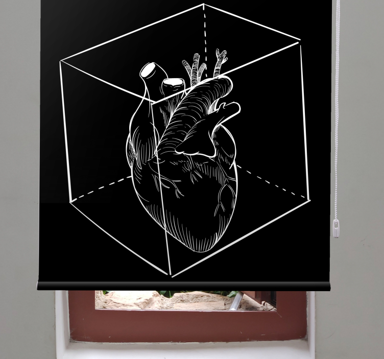 Heart Anatomy Illustration fun blind - TenStickers