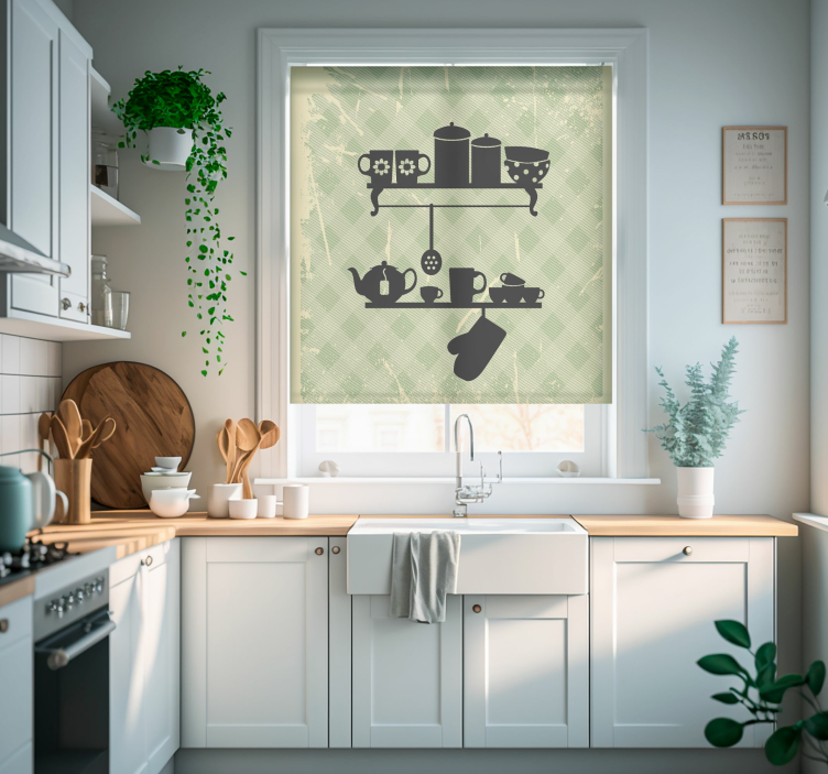 kitchen shelves Kitchen blind - TenStickers
