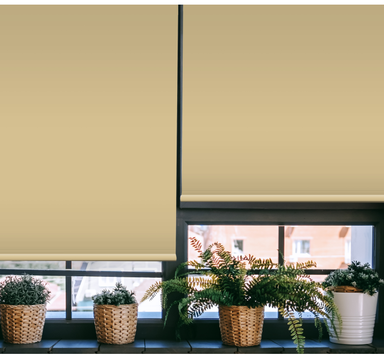 Modern beige ivory color Living room blind - TenStickers