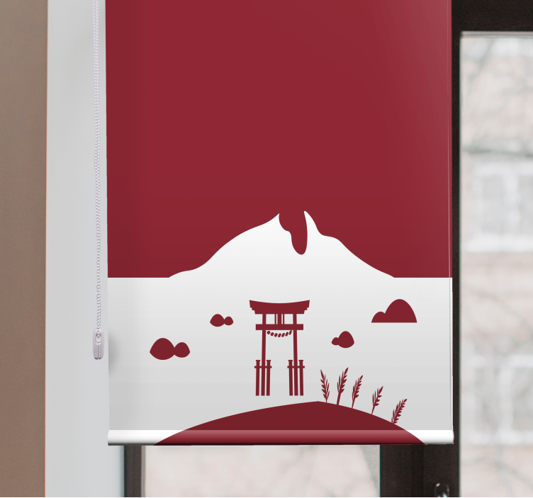 MOUNTAIN GATE SCENE blind - TenStickers