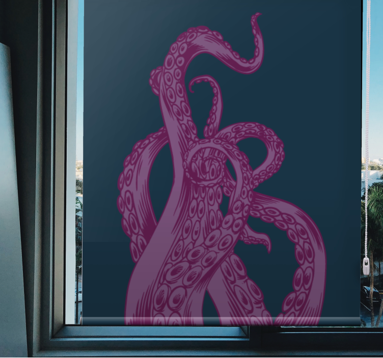 Octopus Tentacles Design animals blind - TenStickers