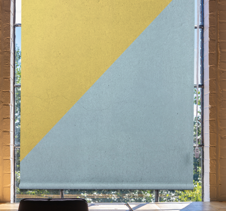 Pantone and blue pastel colors roller blind - TenStickers