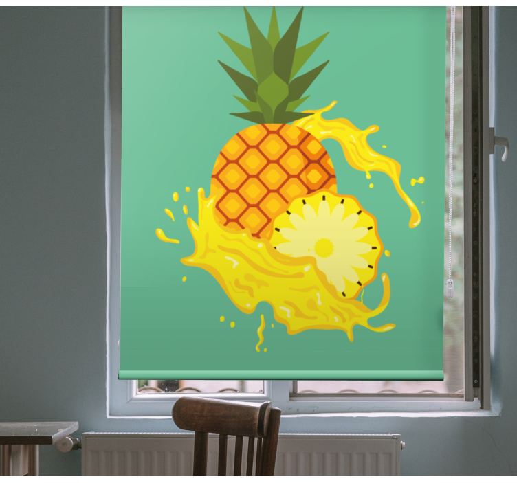 Pineapple Splash blind fruit and vegetables - TenStickers