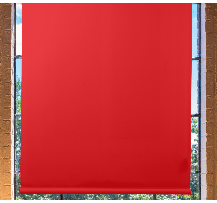 Red color  Living room blind - TenStickers
