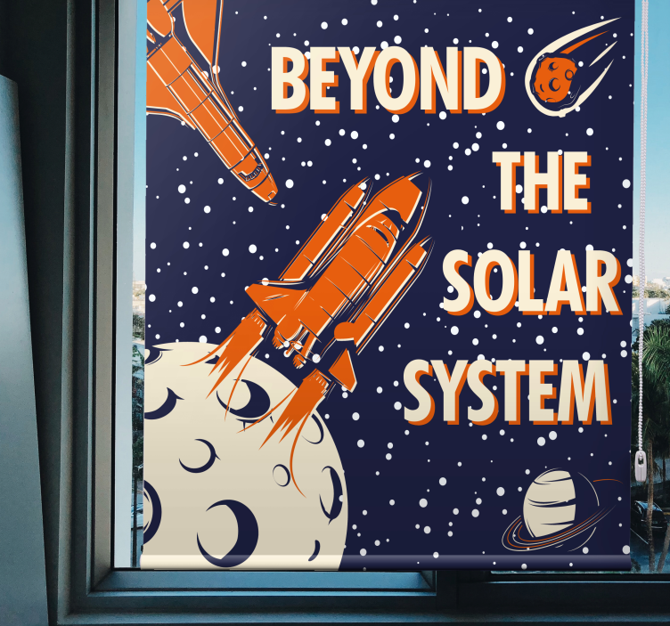 Space Exploration Adventure blind geek - TenStickers