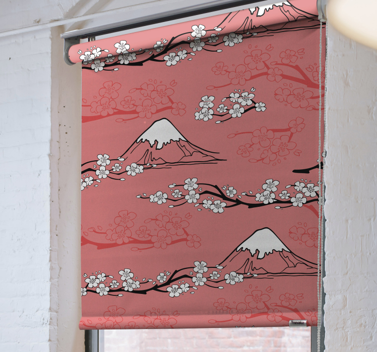 Spring Tree nature pink blind - TenStickers