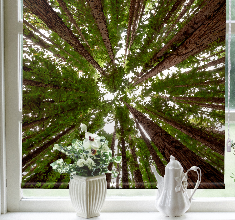 Tall canopy design tree blind - TenStickers