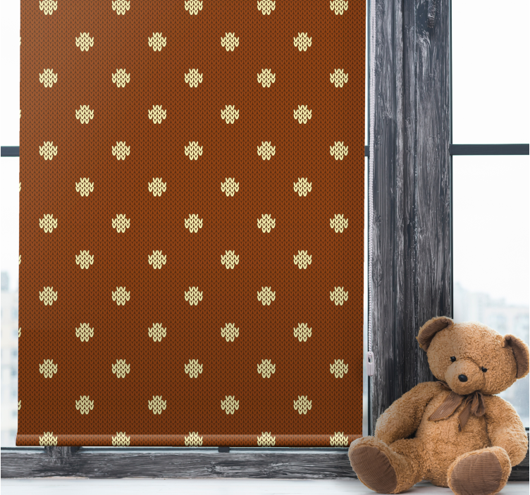 Brown simple pattern blind children - TenStickers