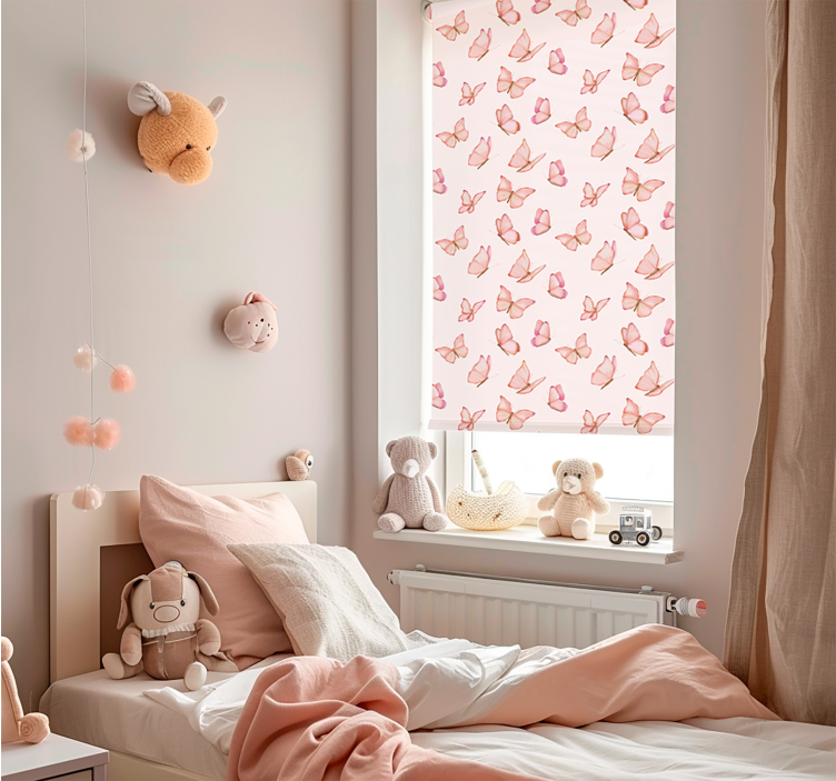 watercolor butterflies Butterfly blind - TenStickers
