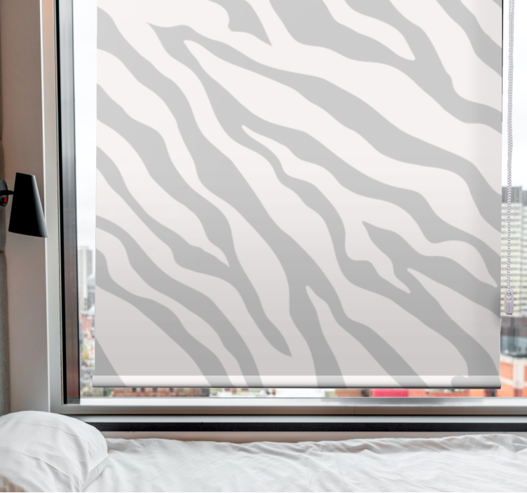 Zebra Stripe Style tree blind - TenStickers