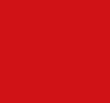 Bright red living room blind - TenStickers