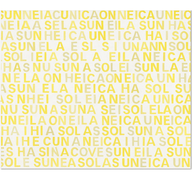 Yellow printed letters blind teens - TenStickers