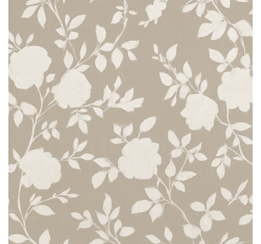 Beige graceful flowers blind teens - TenStickers