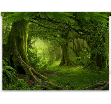 Tree blind lush woodland retreat - TenStickers