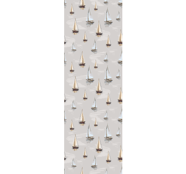 Blind children elegant sailboat pattern - TenStickers