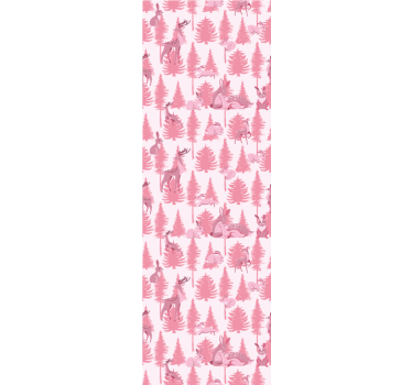 Blind children beautiful pink reindeer - TenStickers