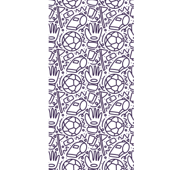 Blind children sport doodle design - TenStickers