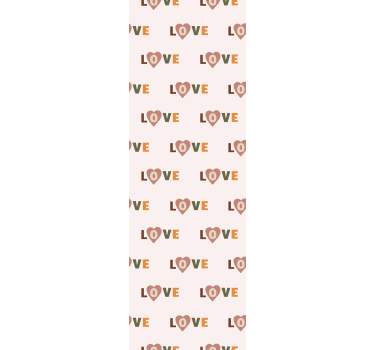 Blind children love word pastel style - TenStickers