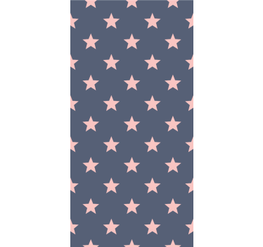 Blind children pink and grey stars - TenStickers