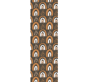 Blind children rainbows pattern with drops and rain - TenStickers