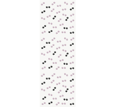 Blind children cat paw prints - TenStickers