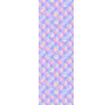 Blind children multicolor mermaid scales - TenStickers