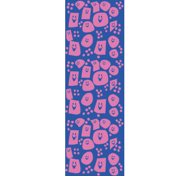 Blind teens geometric smiley faces - TenStickers