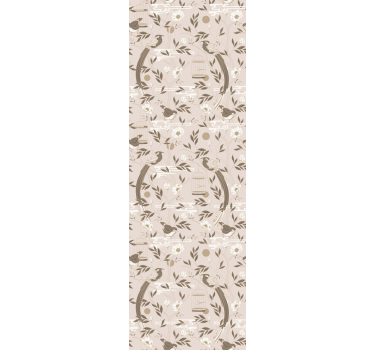 Blind teens eclectic decor with old leaves - TenStickers
