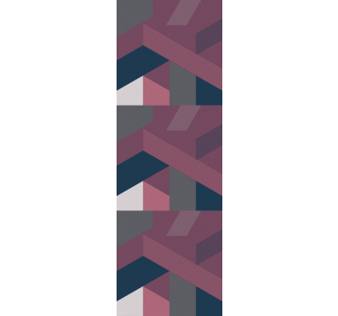Blind teens eclectic decor geometric shapes - TenStickers