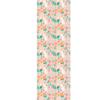 Blind teens pastel delicate flower print - TenStickers