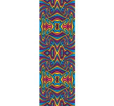 Blind teens vibrant hues flowing patterns - TenStickers