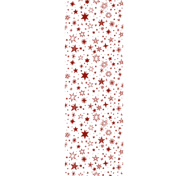 Blind teens red watercolor star - TenStickers