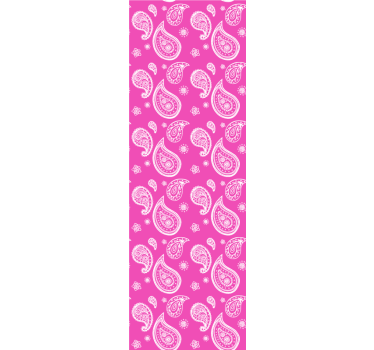 Blind teens intense pink paisley design - TenStickers