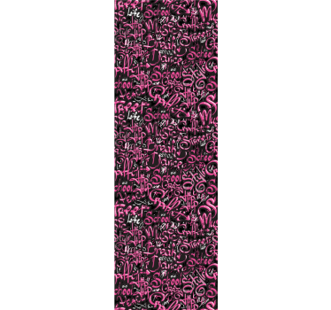 Blind teens pink and black graffiti design - TenStickers