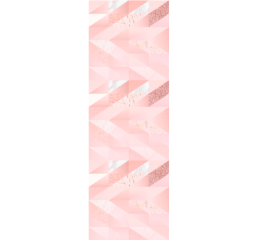 Blind teens with girly pink geometric design - TenStickers