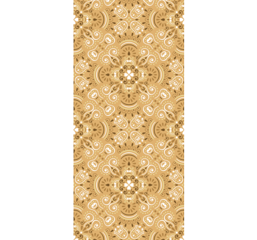 Blind teens vintage beige ornamental pattern - TenStickers