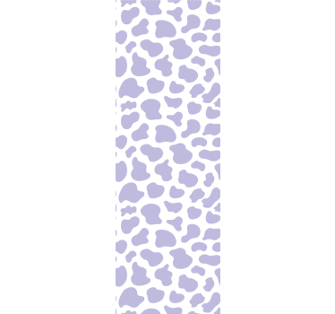 Blind teens in purple cow print design - TenStickers