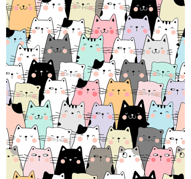 Blind teens feline friends - TenStickers