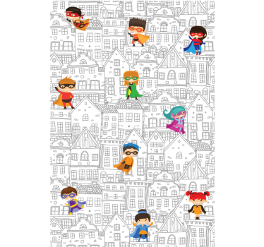 Urban Superheroes blind superhero - TenStickers