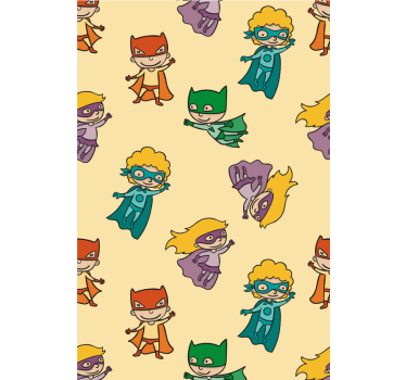 Superheroes pattern Superhero roller blind - TenStickers