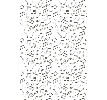 Musical Notation Cascade blind children - TenStickers