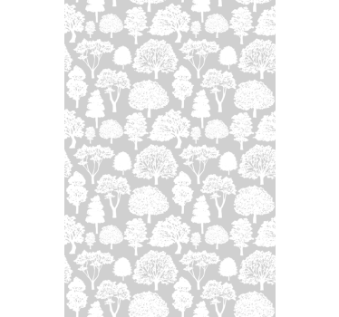Ornamental Tree roller blind - TenStickers