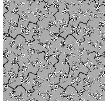 Black branches Tree blind - TenStickers