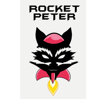 Playful Character Visage customised roller blind - TenStickers