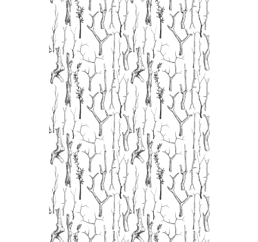 Black and white branches tree blind - TenStickers